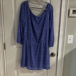Lilly Pulitzer Blue  Off Shoulder  Romper